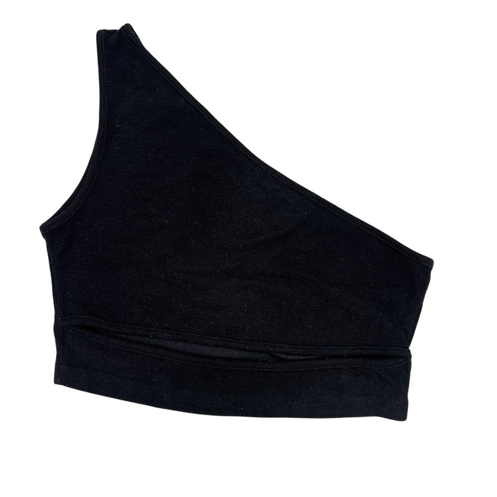 Beginning Boutique One Shoulder Crop Top